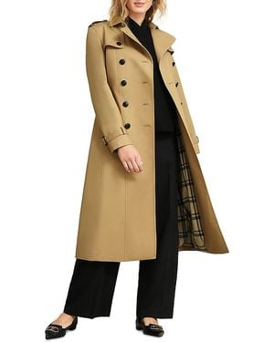 Hobbs Skylar Midi Trench Coat - Natural