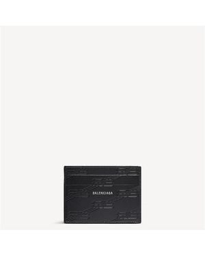 Balenciaga Embossed Monogram Card Case Box - White