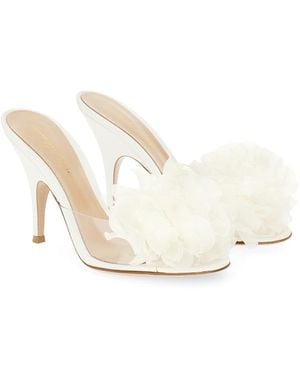 Gianvito Rossi Igea Mules - White
