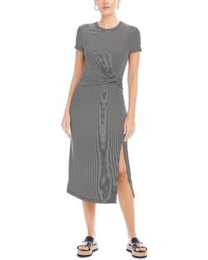 Fifteen Twenty Gianna Side-Knot Dress - Gray