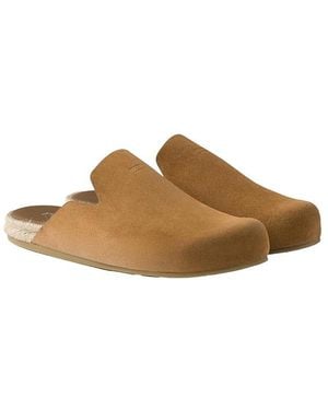 Prada Suede Mules - Brown