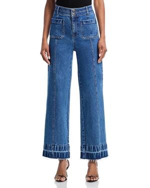 Cinq À Sept Dorothea Wide Leg Jeans - Blue