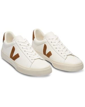Veja Campo Low Top Leather Sneakers - White