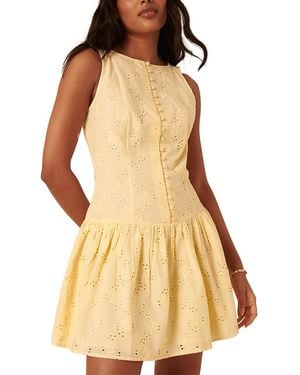 Nobody's Child Claudia Mini Dress - Yellow