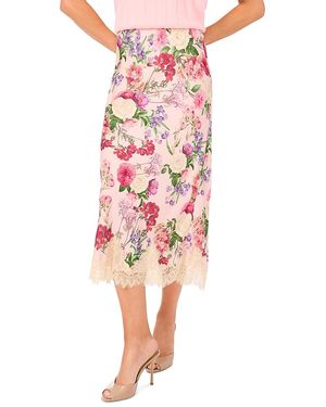 Ted Baker Edith Lace Trim Skirt - Pink