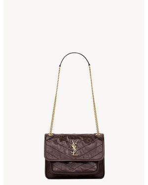 Saint Laurent Niki Baby Shoulder Bag - White