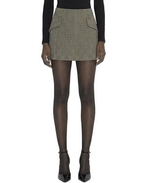 Ronny Kobo Renelle Mini Skirt - Gray