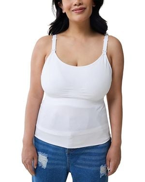 Ingrid & Isabel Nursing & Pumping Cami, Pack Of 2 - White
