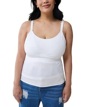 Ingrid & Isabel Nursing & Pumping Cami, Pack Of 2 - White