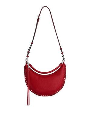 Rebecca Minkoff Darren Crescent Leather Crossbody - Red