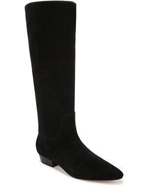 Vince Margaretii Leather Knee High Boots - Black