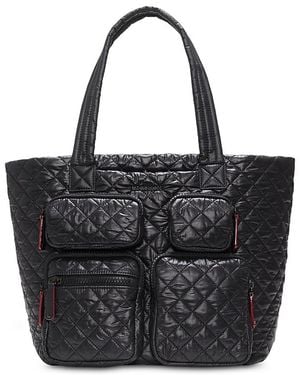 MZ Wallace Metro Medium Nylon Travel Tote - Black
