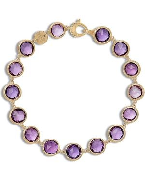 Marco Bicego 18K Citrine Bezel Link Bracelet - Pink