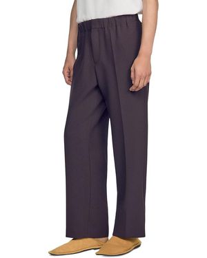 Sandro Wide Leg Pants - Blue