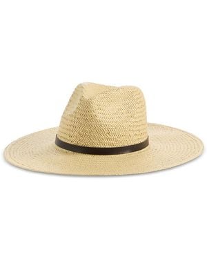 Madewell Easy Pinch Woven Straw Hat - White