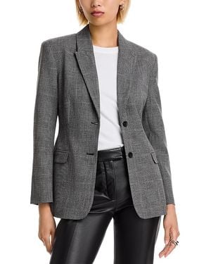 French Connection Owen Plaid Suiting Jacket - Gray