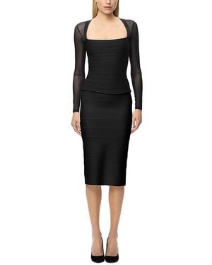 Hervé Léger The Yasmin Top - Black