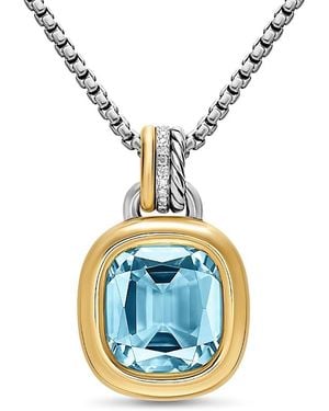 David Yurman Dy Mercer Color Amulet - Blue