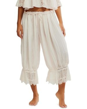 Free People Forever Young Sleep Capri Pants - Gray