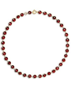 Marco Bicego 18K And Gemstone Bezel Link Collar Necklace, 15.5 - Multicolor