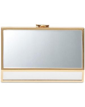 Jonathan Simkhai Maddox Mirror Clutch - Gray