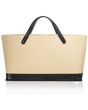 Aqua East West Tote - Metallic