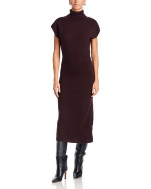 Ramy Brook Natalie Wool Turtleneck Dress - Purple