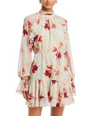Cinq À Sept Silviane Wilted Poppy Dress - White