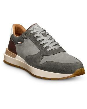 Allen Edmonds Lionel Low Top Leather Sneakers - Gray