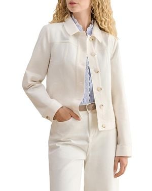 Hobbs Selborne Denim Jacket - White
