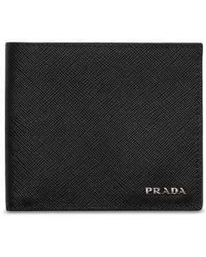 Prada Saffiano Leather Wallet - Black