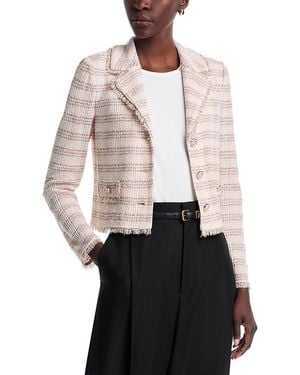 Misook Wrinkle Resistant Soft Knit Jacket - White