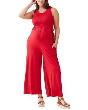 Ingrid & Isabel Nursing Jumpsuit - Red
