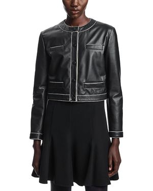 Emporio Armani Leather Jacket - Black
