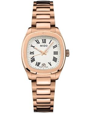 MIDO Multifort Tv 28 Quartz Watch, 28Mm X 28Mm - Metallic