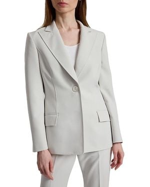 Santorelli Jess Crepe Single Button Jacket - Gray
