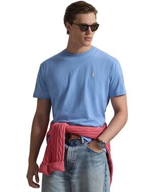 Polo Ralph Lauren Classic Fit Jersey Crewneck Tee - Blue