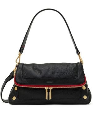 Hammitt Beverly Medium Leather Convertible Crossbody - Black