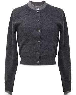 ROKH Layered Cardigan - Blue