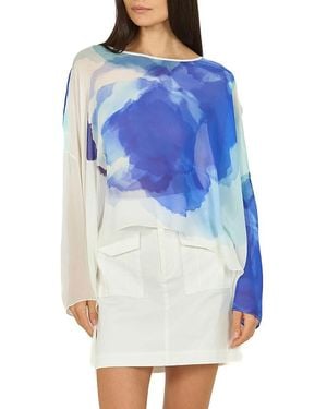 SECRET MISSION Vanna Top - Blue