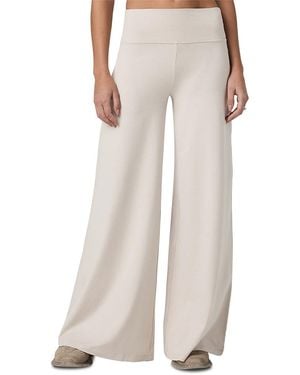 Vuori Halo Easy Wide Leg Pants - Natural