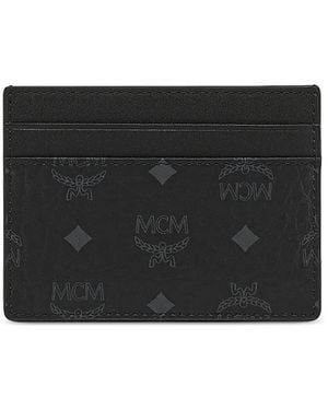 MCM Visetos Card Case - Black