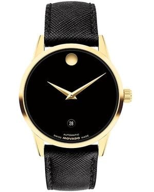 Movado Museum Classic Watch, 40Mm - Black