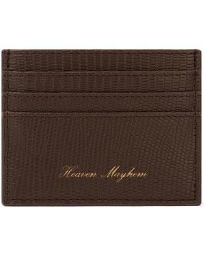 Heaven Mayhem Cardholder - Brown