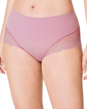 Spanx Lace Hi Hipster - Purple