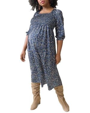 Ingrid & Isabel The Breeze Maternity Dress - Blue