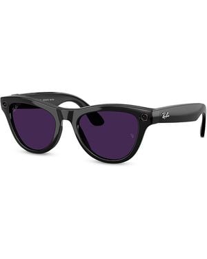 Ray-ban Meta Skyler (Gen 2) Cat Eye Ai Glasses, 52Mm - Purple