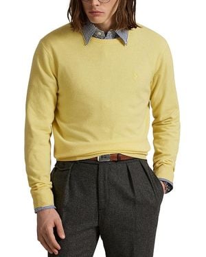 Polo Ralph Lauren Wool Crewneck Sweater - Yellow