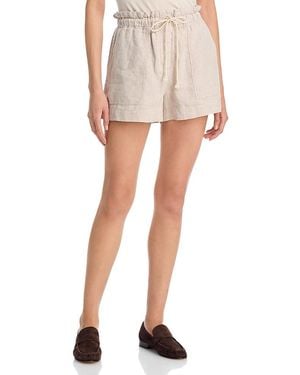Rails Foster Linen Shorts - White