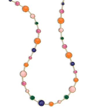 Ippolita 18K Lollipop Multi Stone Lollitini Festa Long Necklace, 36 - Metallic